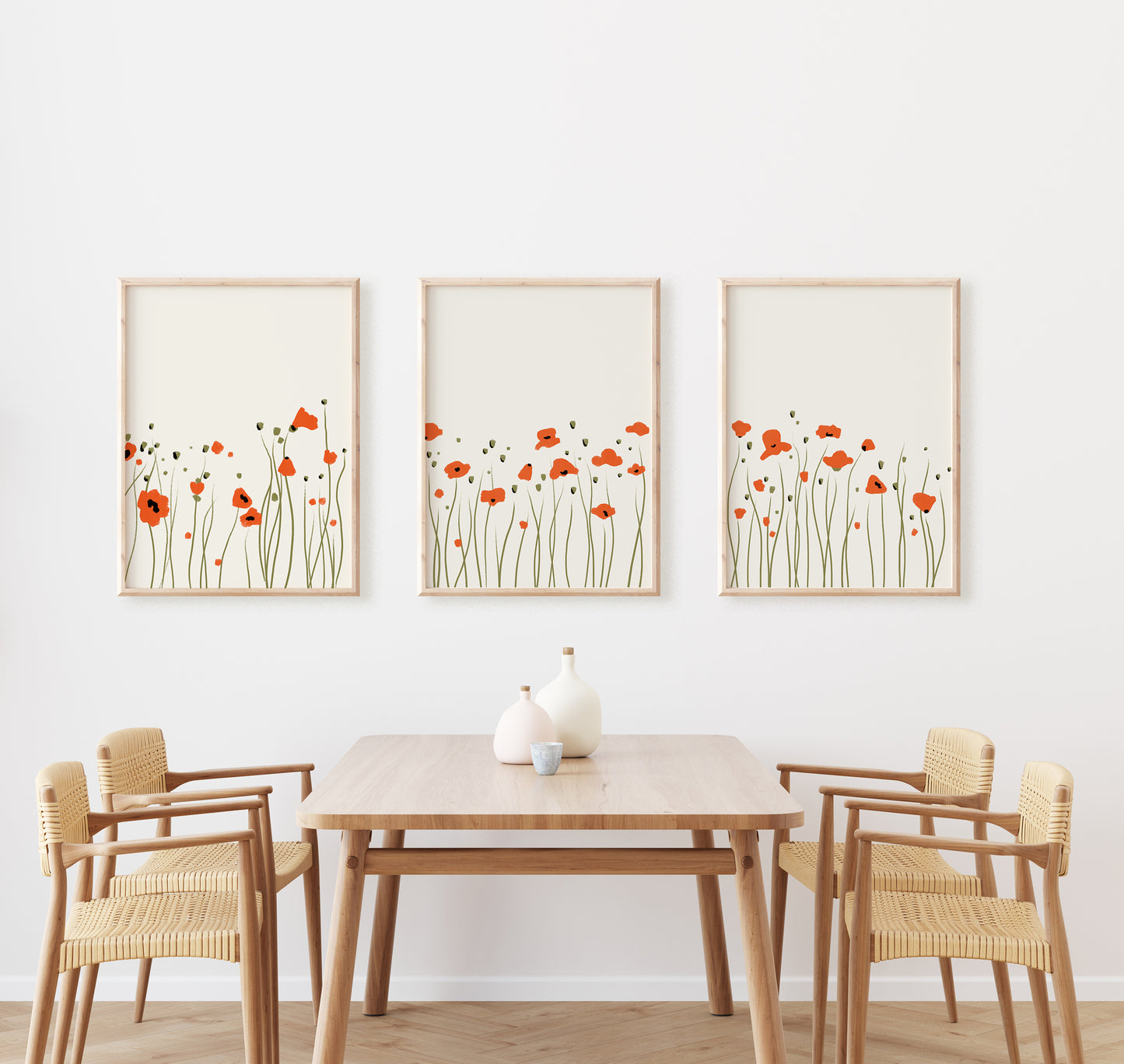 Poppies Set of 3